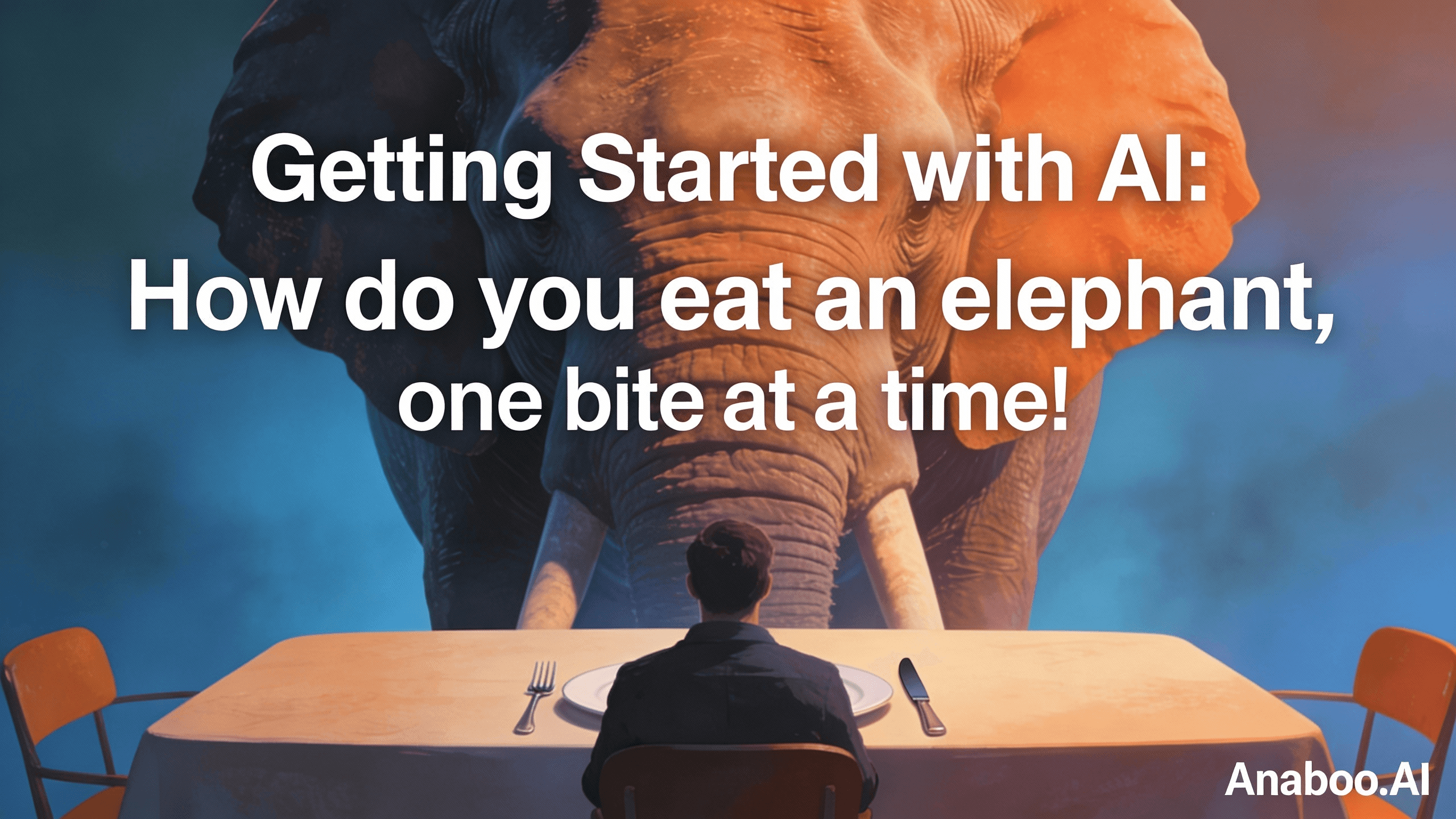 How do you eat an elephant? One bite at a time, the trick to getting started with AI.